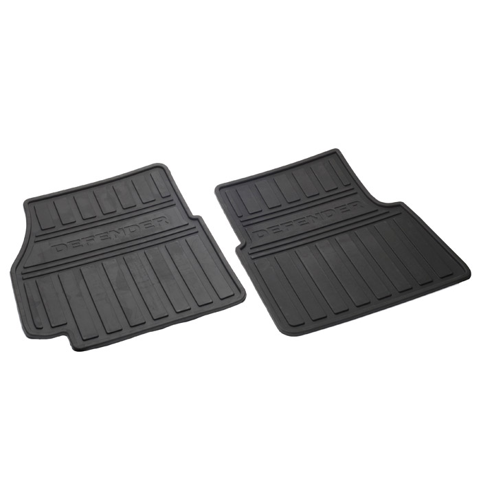 DEFENDER FRONT RUBBER MAT SET - GENUINE LAND ROVER 